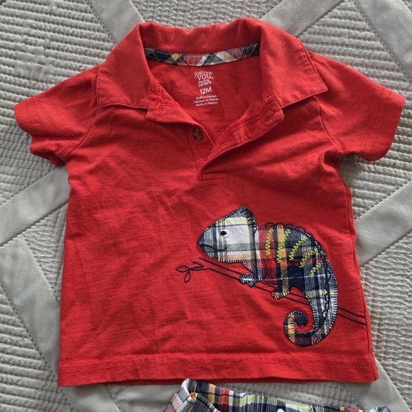 🔥5 FOR $25🔥Just For You by Carters 12M Baby Boy Outfit - Picture 2 of 7